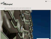 Tablet Screenshot of hotelmetropol.it